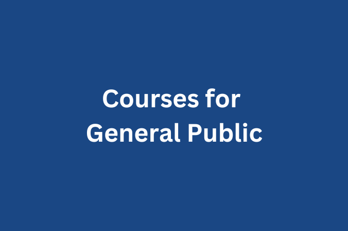 Courses for General Public